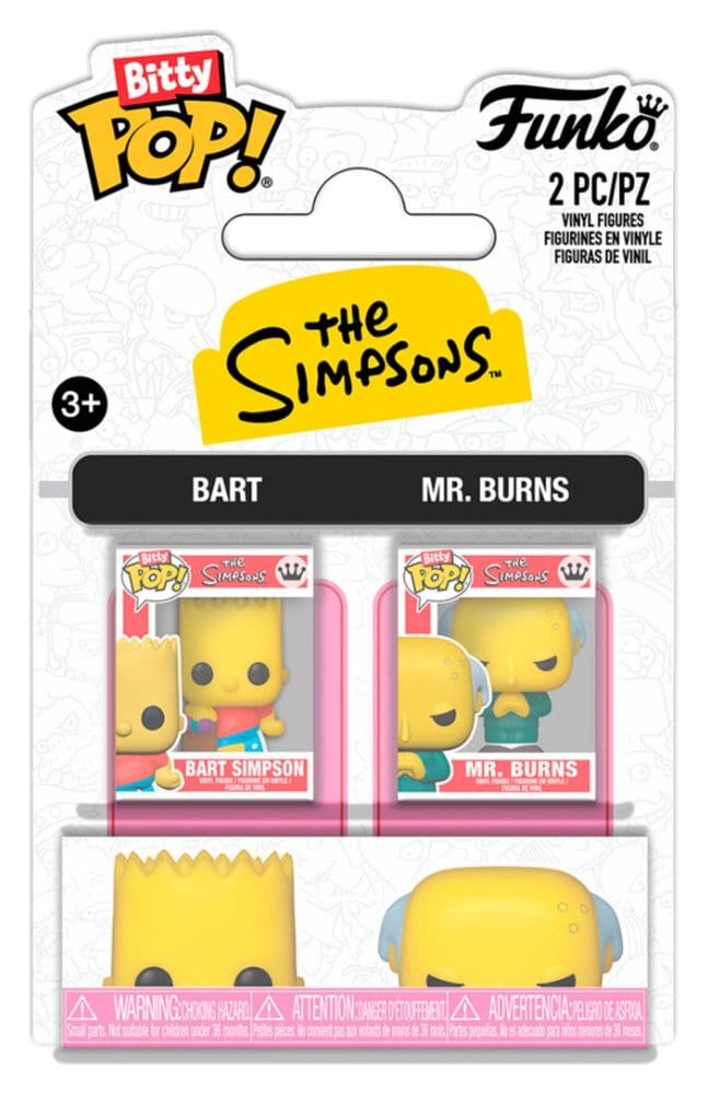 Simpsons 2er-Pack B & Mr. B Bitty POP! Vinyl Figuren