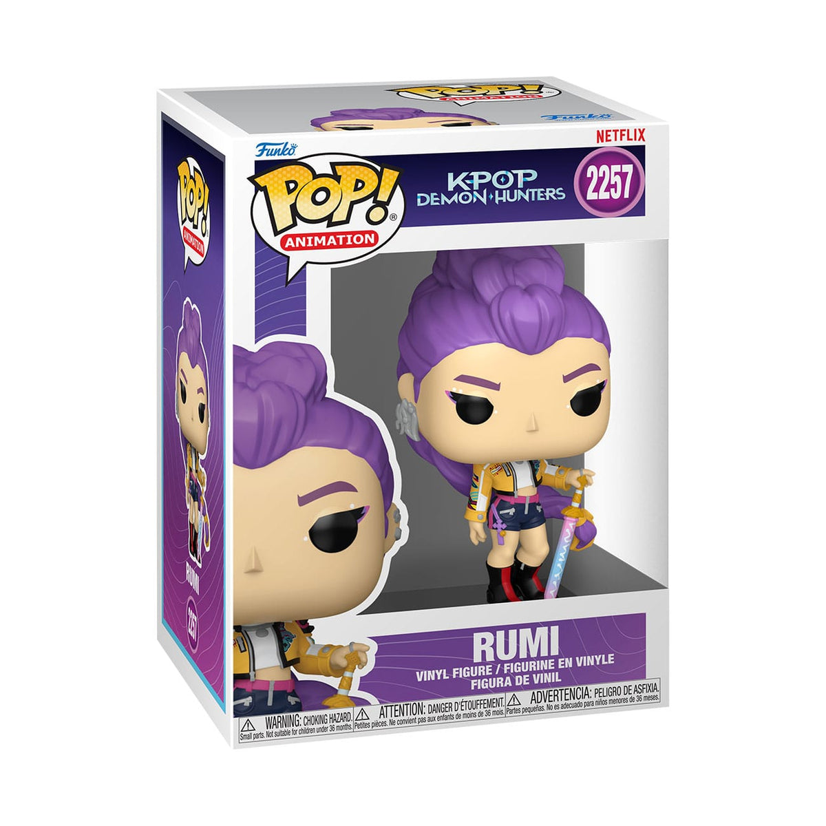 KPop Demon Hunters Rumi POP! Animation Vinyl Figur