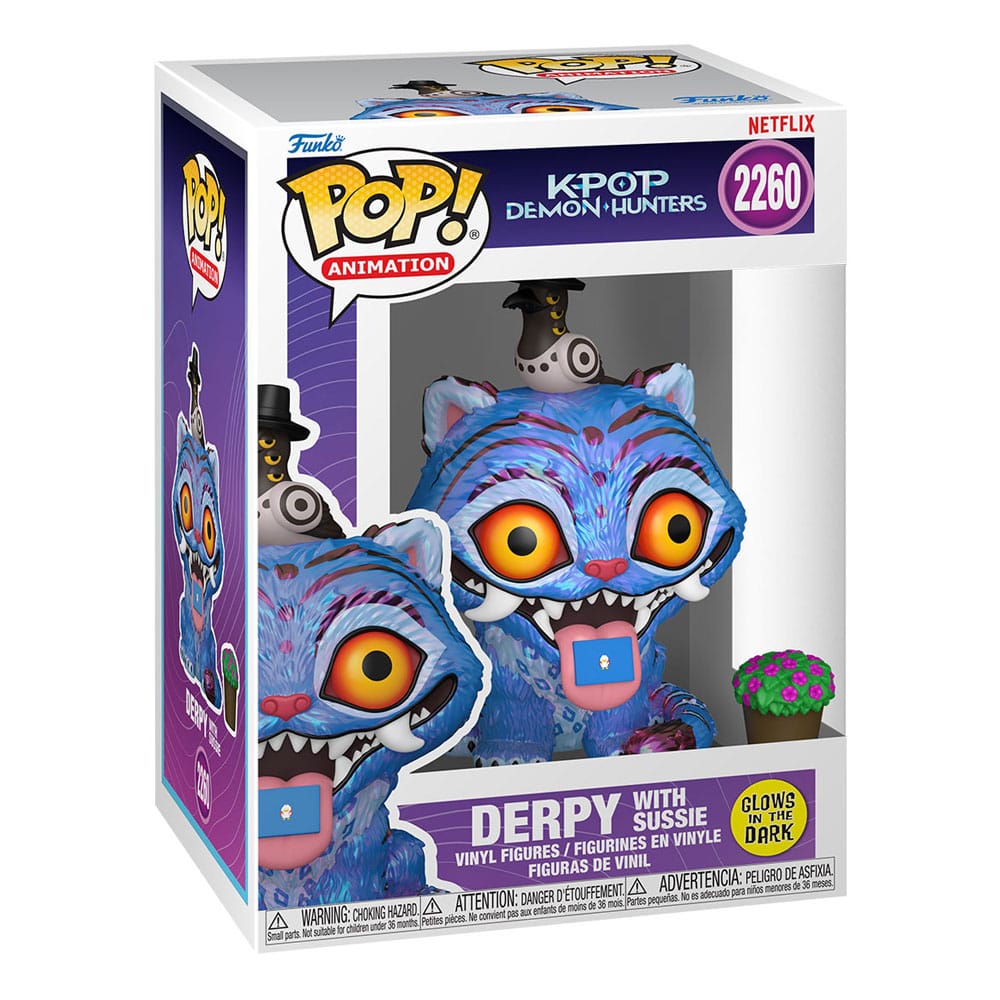 KPop Demon Hunters Tiger w/Bird POP! Animation Vinyl Figur