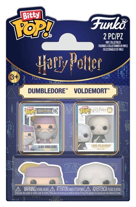 Harry Potter 2er-Pack Dumbledore/Voldemort Bitty POP! Vinyl Figuren