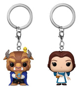 Die Schöne und das Biest 2er-Pack Belle & Beast POP! Vinyl Schlüsselanhänger