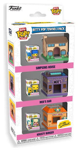 Die Simpsons 3er-Pack Springfield Bitty POP! Towns Vinyl Figuren