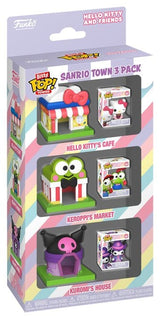 Sanrio 3er-Pack SanrioTown Bitty POP! Towns Vinyl Figuren