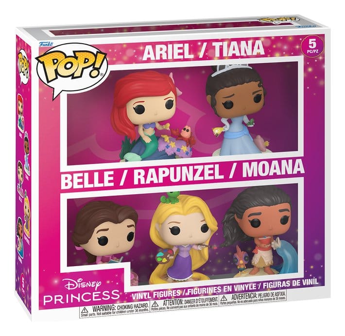 Disney 5er-Pack Black Friday Disney Princess POP! Animation Vinyl Figuren