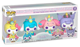 Sanrio 4-Pack Hello Kitty Unicorn Outfit Black Friday Bundle POP! Vinyl Figuren