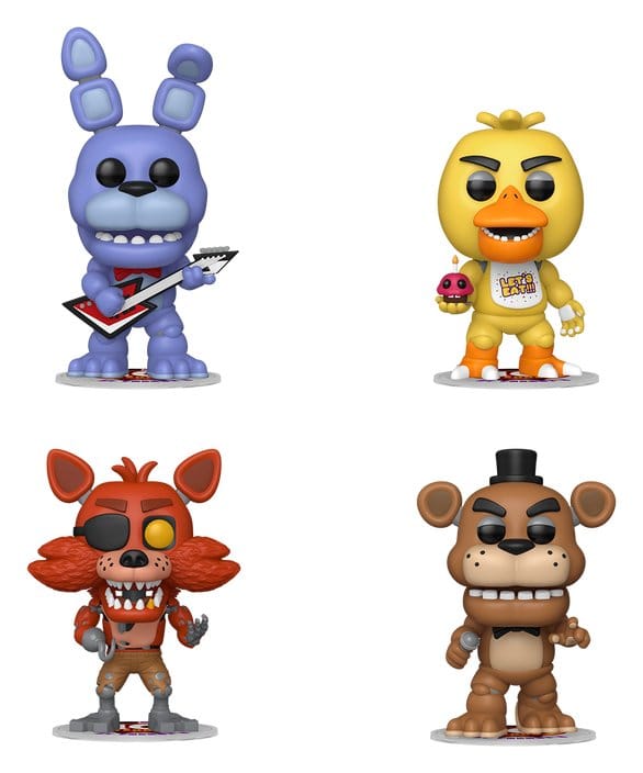 Five Nights at Freddy's 4-Pack Black Friday Bundle POP! Vinyl Figuren