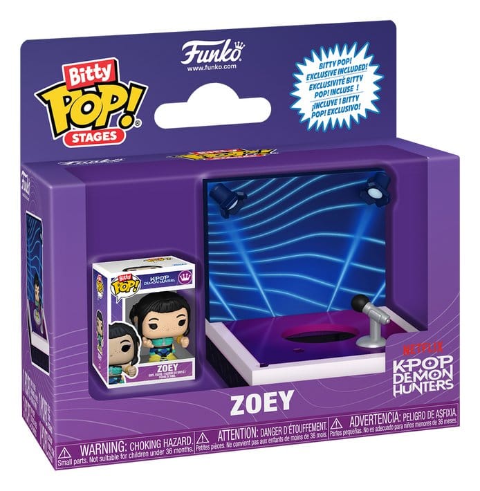 KPop Demon Hunters Zoey Bitty POP! Stages Vinyl Figuren