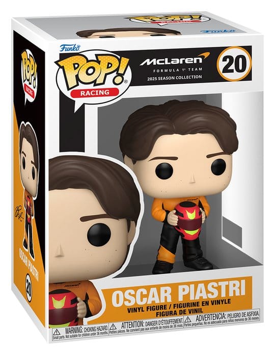 Formular 1 McLaren- Oscar Piastri POP! Racing Vinyl Figur