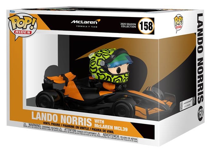 Formel 1 McLaren- Norris POP! Rides Super Deluxe Vinyl Figur