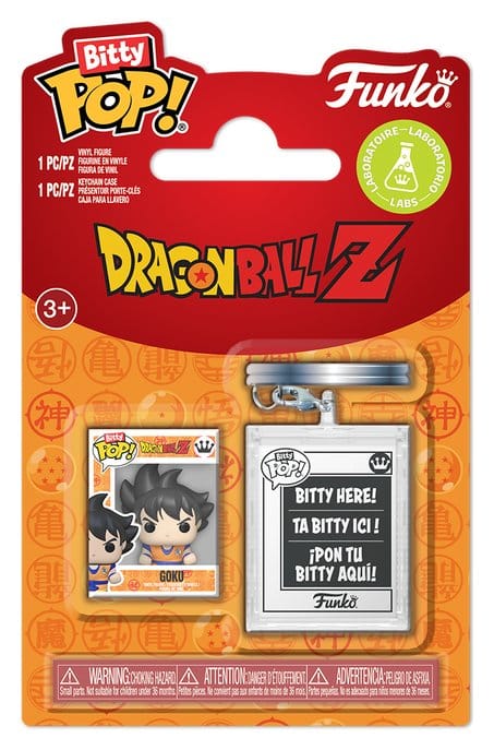 Dragon Ball Z 2er-Pack Goku w/KCHN Bitty POP! & Accessory Vinyl Figuren