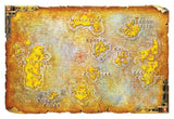 World of Warcraft Metal Map of Azeroth Limited Edition Replik