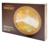 World of Warcraft Metal Map of Azeroth Limited Edition Replik
