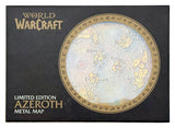 World of Warcraft Metal Map of Azeroth Limited Edition Replik