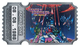 Transformers The Movie 40th Anniversary Movie Ticket Limited Edition Replik