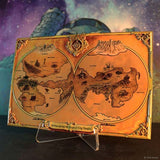 Masters of the Universe Metal Map of Eternia Limited Edition Replik