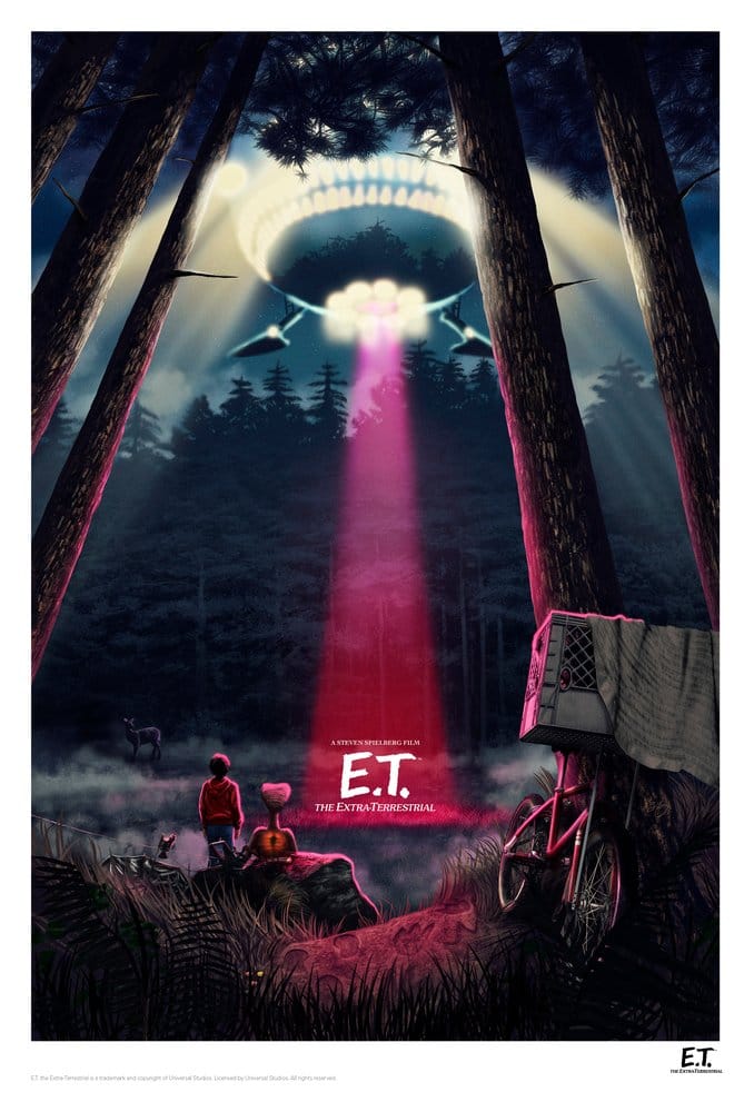E.T. - Der Außerirdische Ver. B Limited Edition Kunstdruck