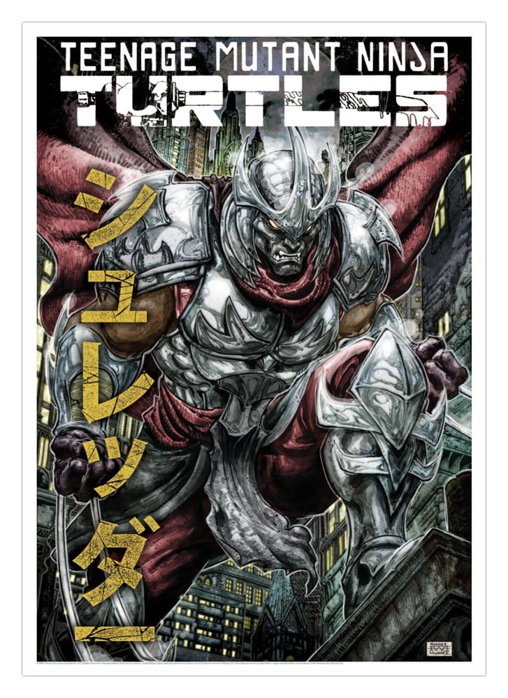 Teenage Mutant Ninja Turtles Shredder Limited Edition Kunstdruck