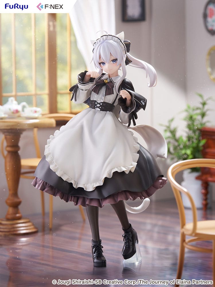 Wandering Witch Journey Elaina Elaina Maid Costume Cat Ears Ver. FNEX 1/7 Statue