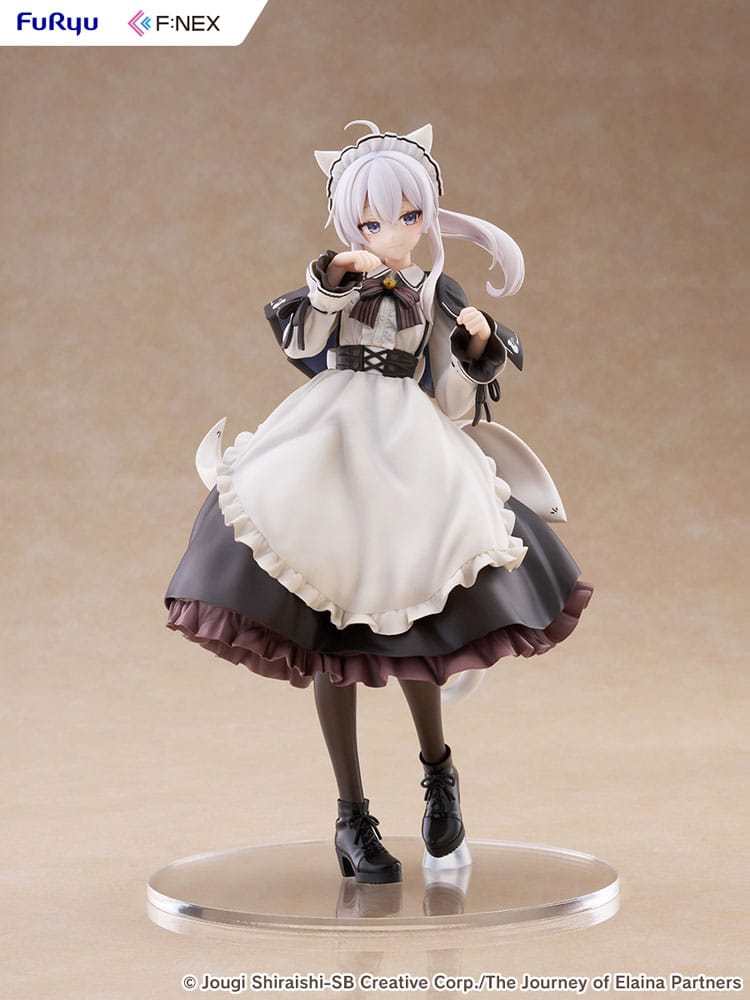 Wandering Witch Journey Elaina Elaina Maid Costume Cat Ears Ver. FNEX 1/7 Statue