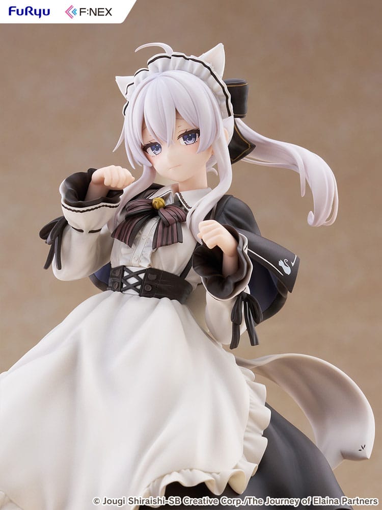 Wandering Witch Journey Elaina Elaina Maid Costume Cat Ears Ver. FNEX 1/7 Statue