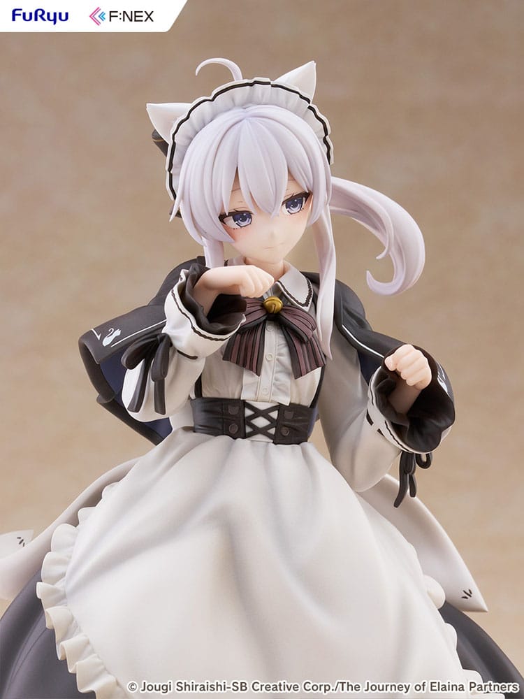 Wandering Witch Journey Elaina Elaina Maid Costume Cat Ears Ver. FNEX 1/7 Statue