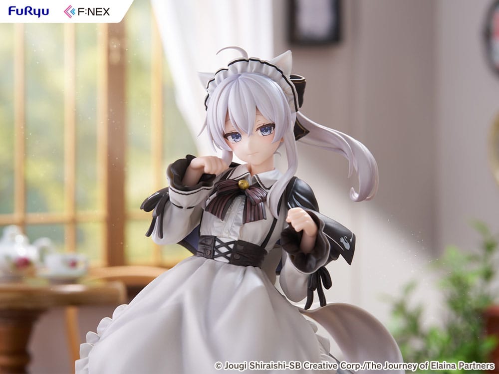 Wandering Witch Journey Elaina Elaina Maid Costume Cat Ears Ver. FNEX 1/7 Statue