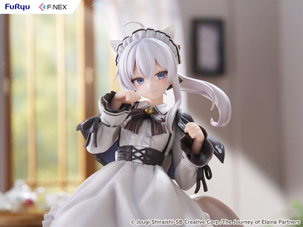 Wandering Witch Journey Elaina Elaina Maid Costume Cat Ears Ver. FNEX 1/7 Statue