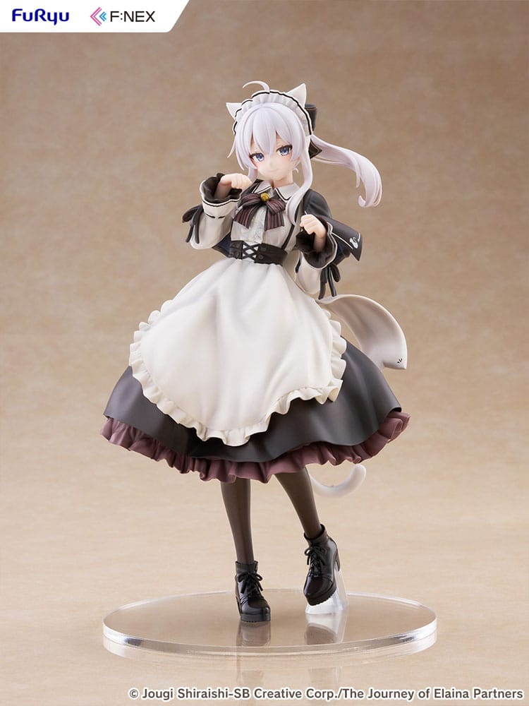 Wandering Witch Journey Elaina Elaina Maid Costume Cat Ears Ver. FNEX 1/7 Statue