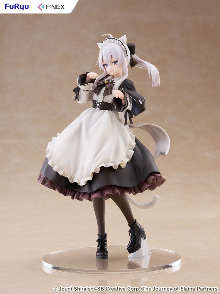 Wandering Witch Journey Elaina Elaina Maid Costume Cat Ears Ver. FNEX 1/7 Statue