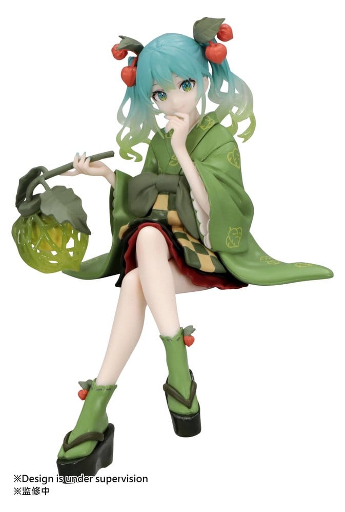 Hatsune Miku Flower Fairy Winter Cherry Green Color Ver. Noodle Stopper Figur