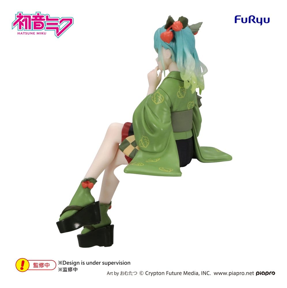 Hatsune Miku Flower Fairy Winter Cherry Green Color Ver. Noodle Stopper Figur