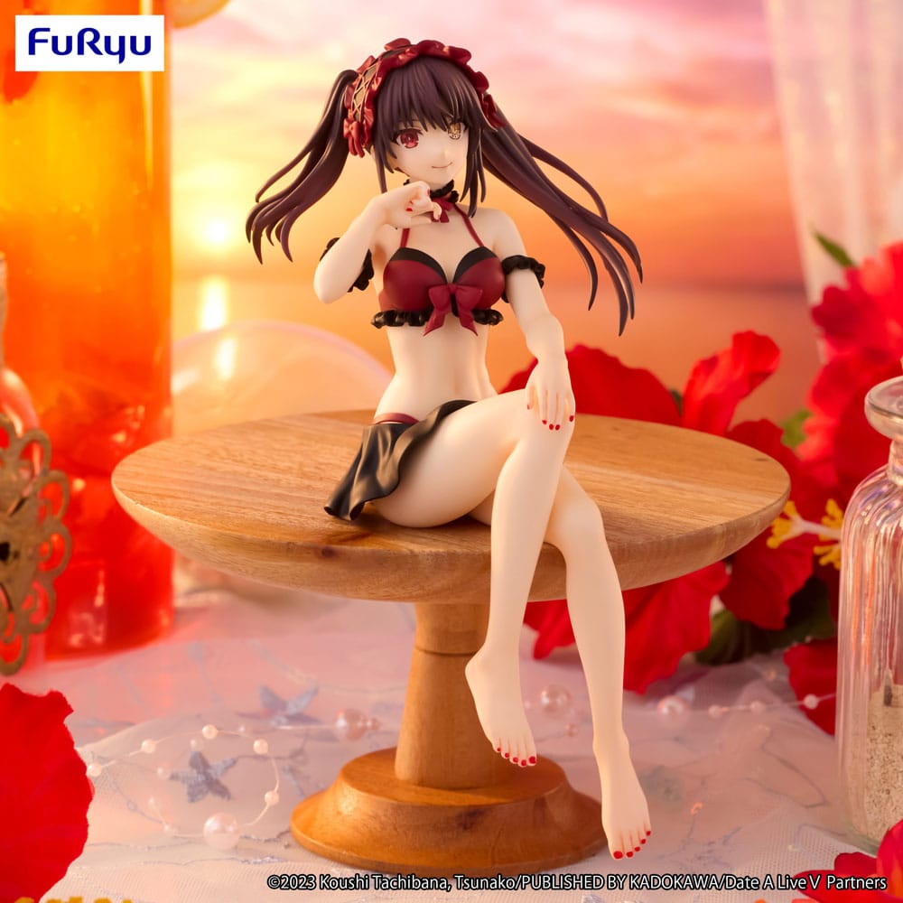 Date A Live Kurumi Tokisaki Swimsuit Ver. Noodle Stopper Statue