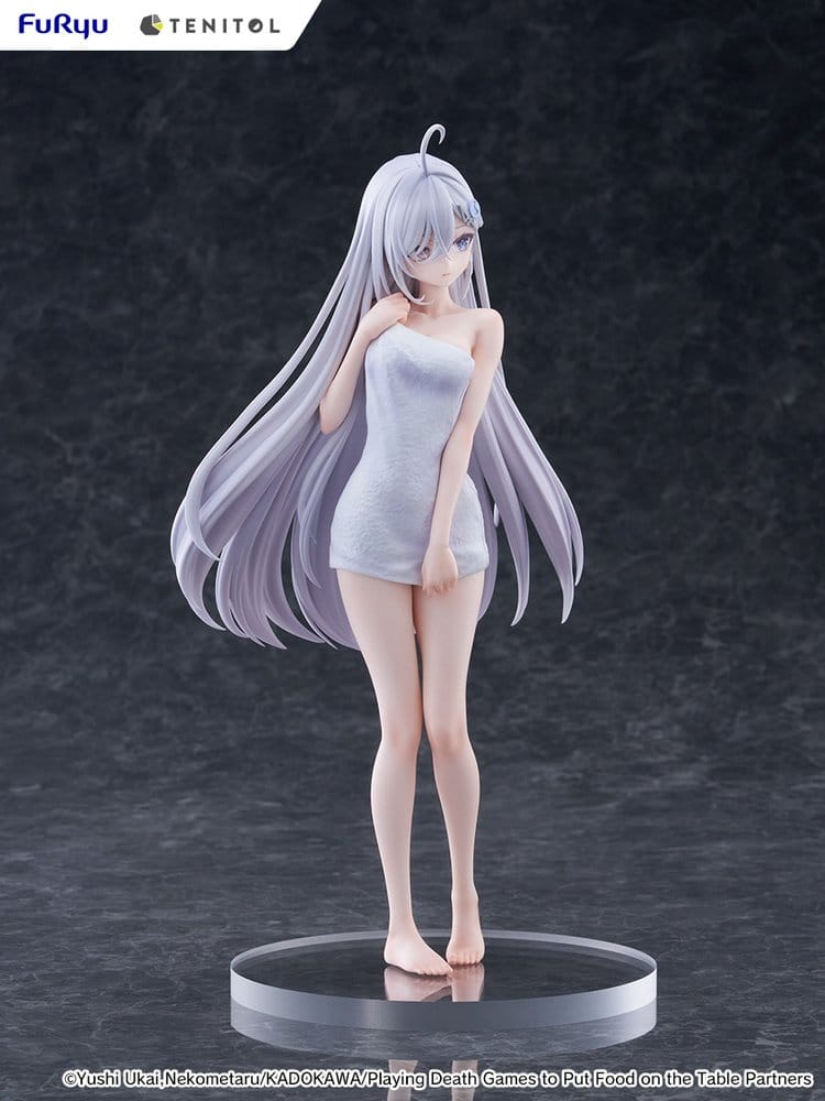 Playing Death Games to Put Food on the Table Light Novel Yuki Golden Bath Ver. Statue