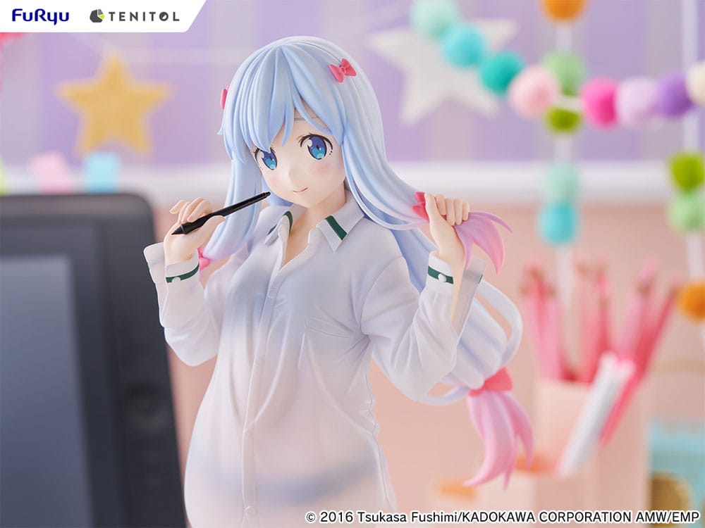 Eromanga Sensei Sagiri Izumi Shirts Ver. Tenitol Tall Statue