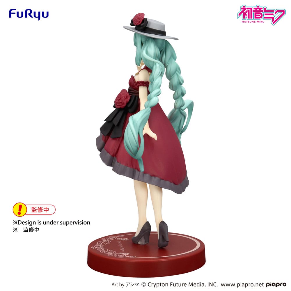 Hatsune Miku Trio-Try-iT Hatsune Miku Outing Dress Red Color Ver. Statue