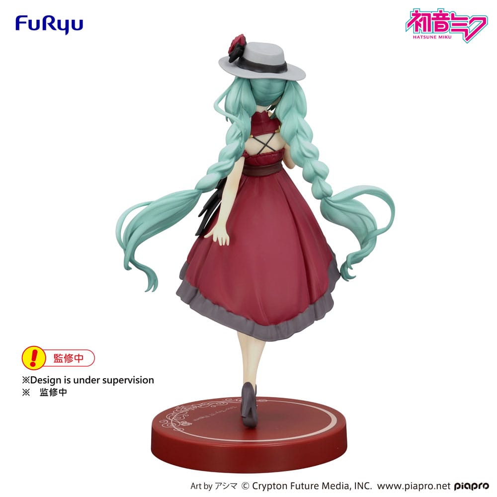 Hatsune Miku Trio-Try-iT Hatsune Miku Outing Dress Red Color Ver. Statue