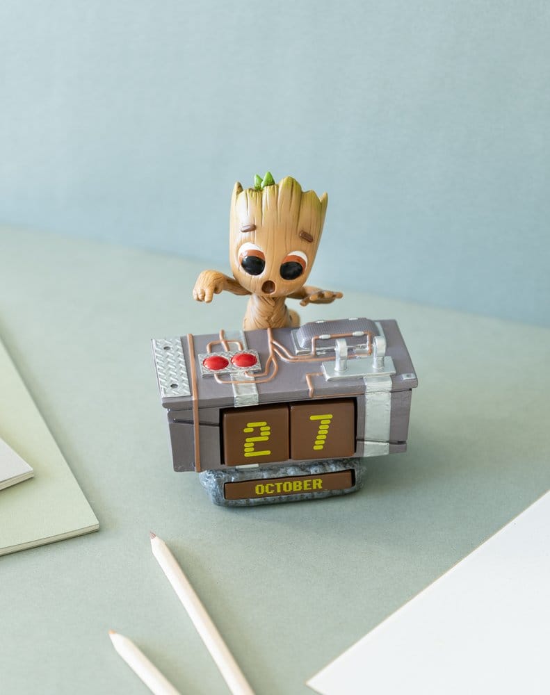 Marvel Groot Death Button 3D Ewiger Kalender
