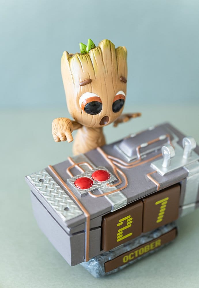 Marvel Groot Death Button 3D Ewiger Kalender