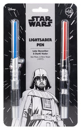 Star Wars Luke Skywalker & Darth Vader Set 2 Lichtschwert-Stiften mit