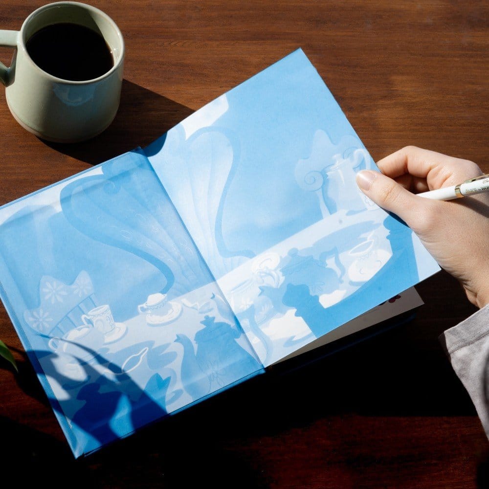 Alice im Wunderland Premium Notizbuch mit Stift Set A5