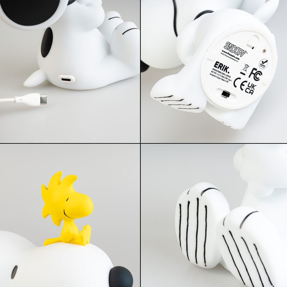 PEANUTS SNOOPY LAMPE MIT USB-C