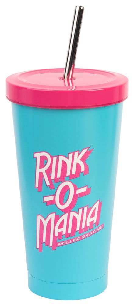 Stranger Things Rink-O-Mania Becher Mit Strohhalm 550 Ml