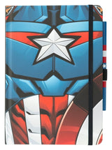 Marvel Captain America Premium Notizbuch Uniform Mit Stift A5