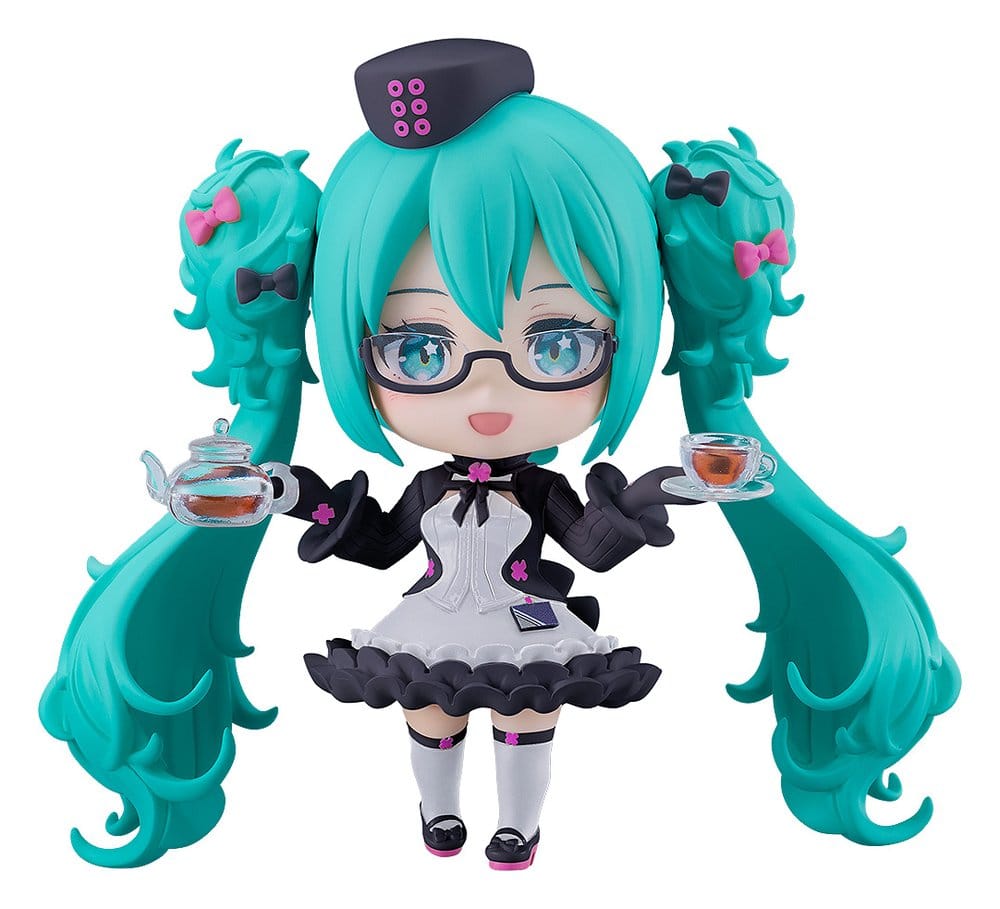 Character Vocal Series 01 Hatsune Miku Nendoroid Glasses x Café Ver. Actionfigur