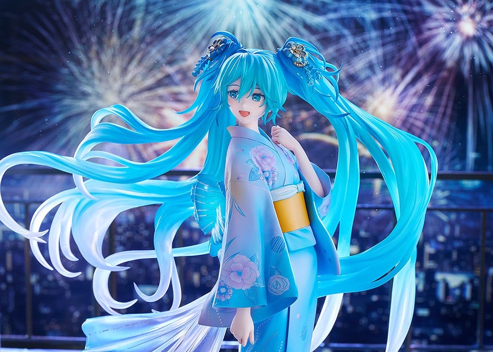 Character Vocal Series 01 Hatsune Miku Music & Fire Works Ver. 1/7 Figur