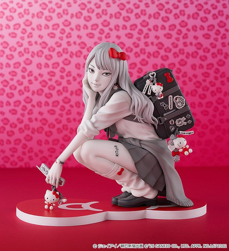 Junji Ito Gyaru Tomie x Hello Kitty Figur