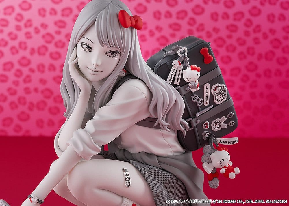 Junji Ito Gyaru Tomie x Hello Kitty Figur
