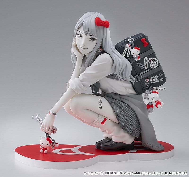 Junji Ito Gyaru Tomie x Hello Kitty Figur