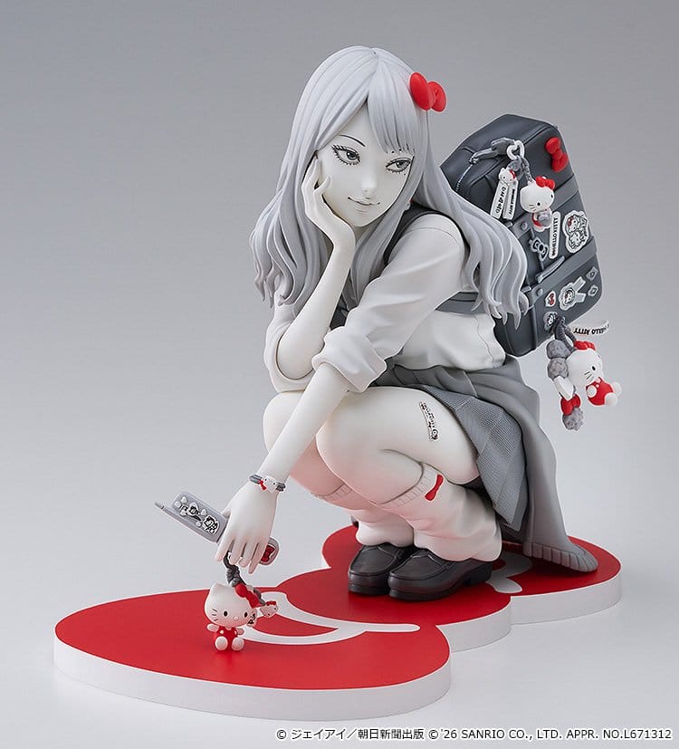 Junji Ito Gyaru Tomie x Hello Kitty Figur