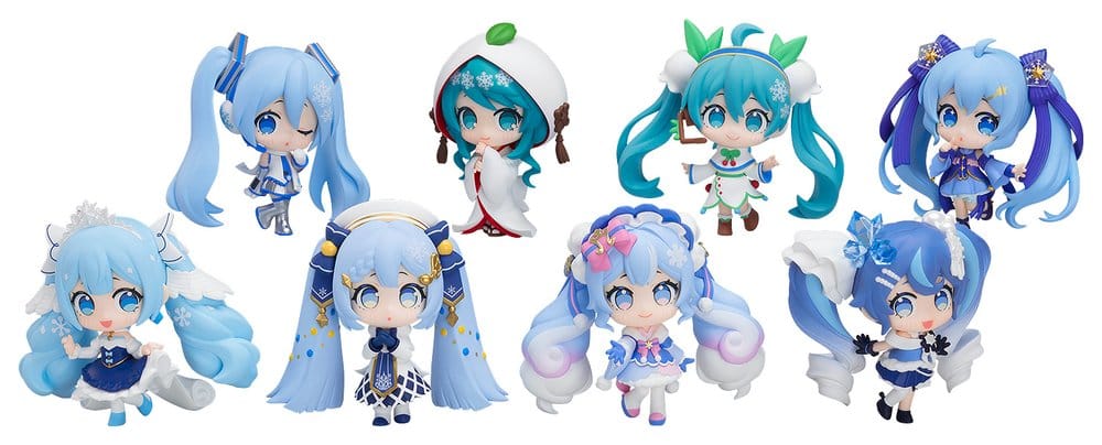 Character Vocal Series 01 Hatsune Miku Snow Miku All Stars Figure Collection Vol. 2 Minifigur Blind Box Sortiment